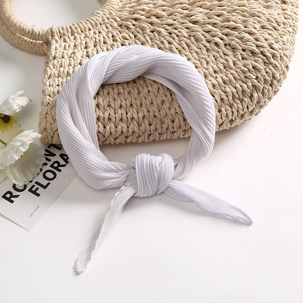 Косынка гофре, белый