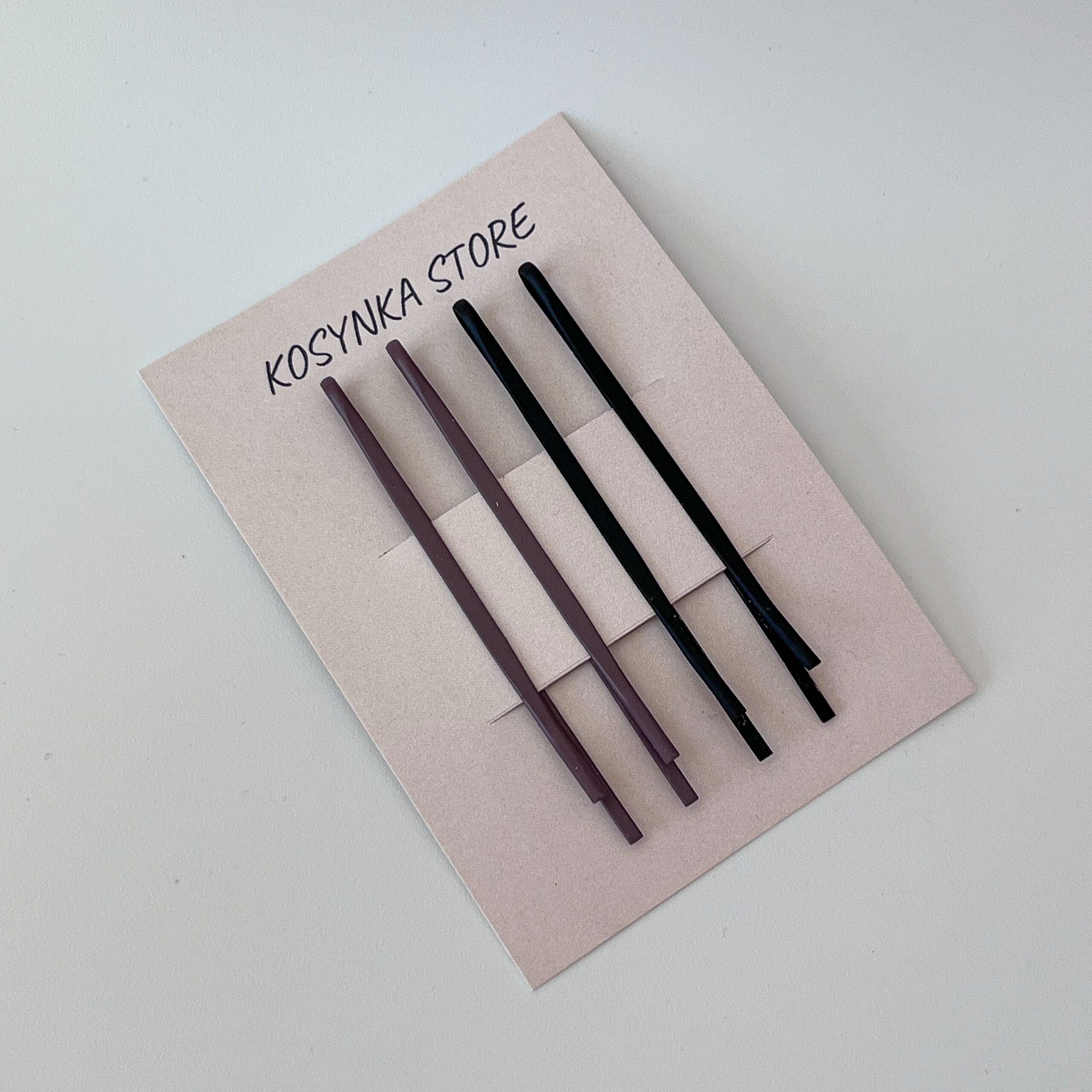 Невидимки матовые, коричневый и черный — изображение 2