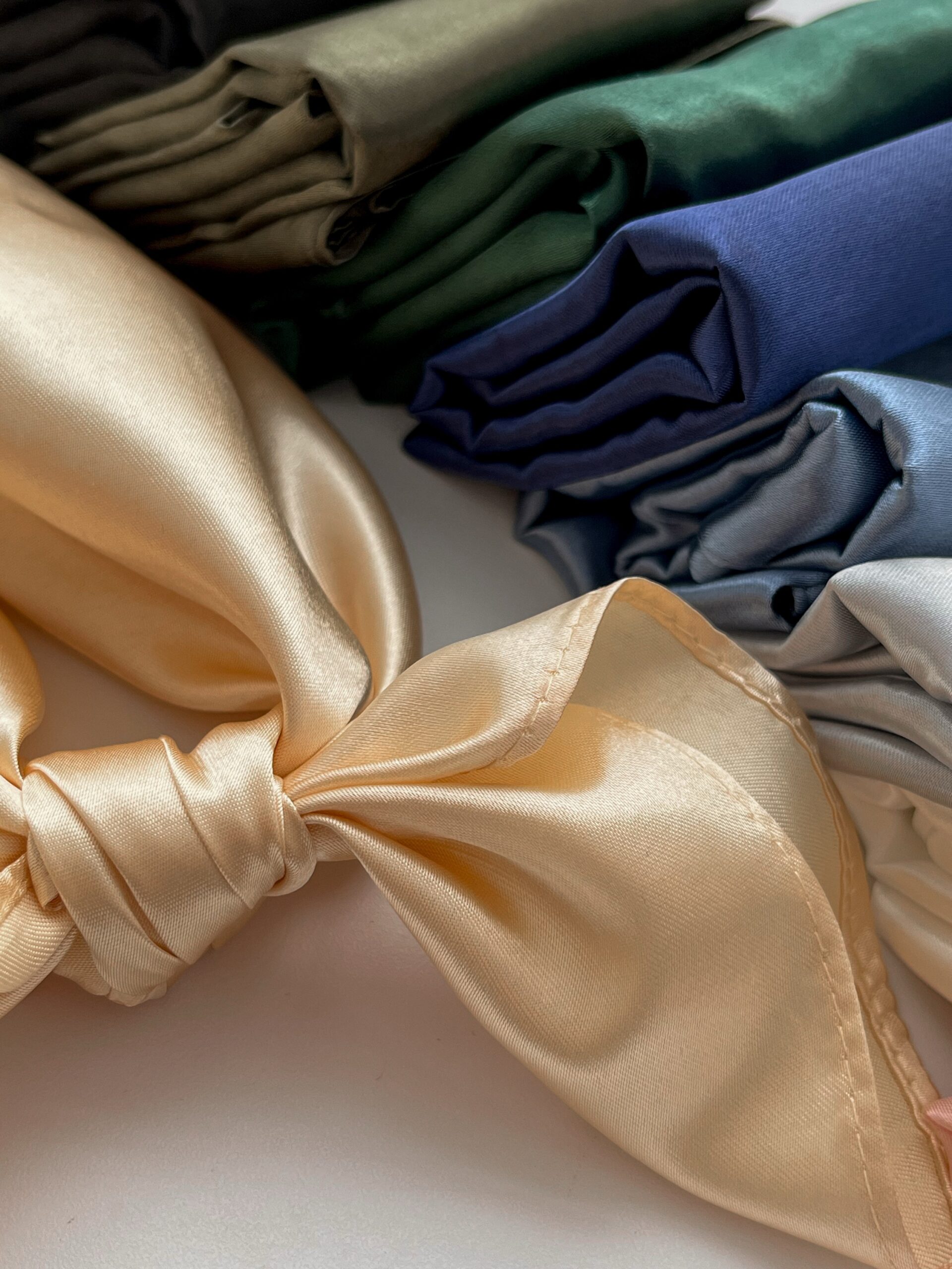 Атласный платок, хаки — изображение 4