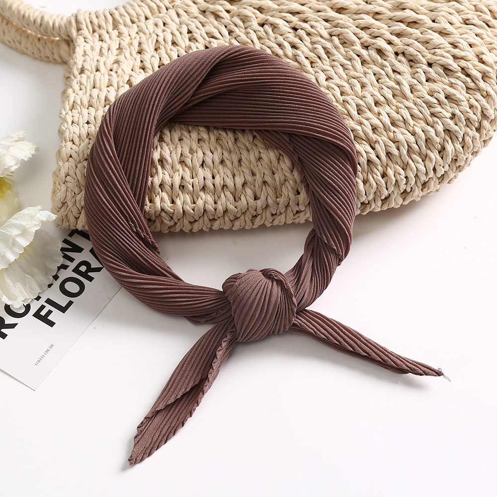 Косынка гофре, какао