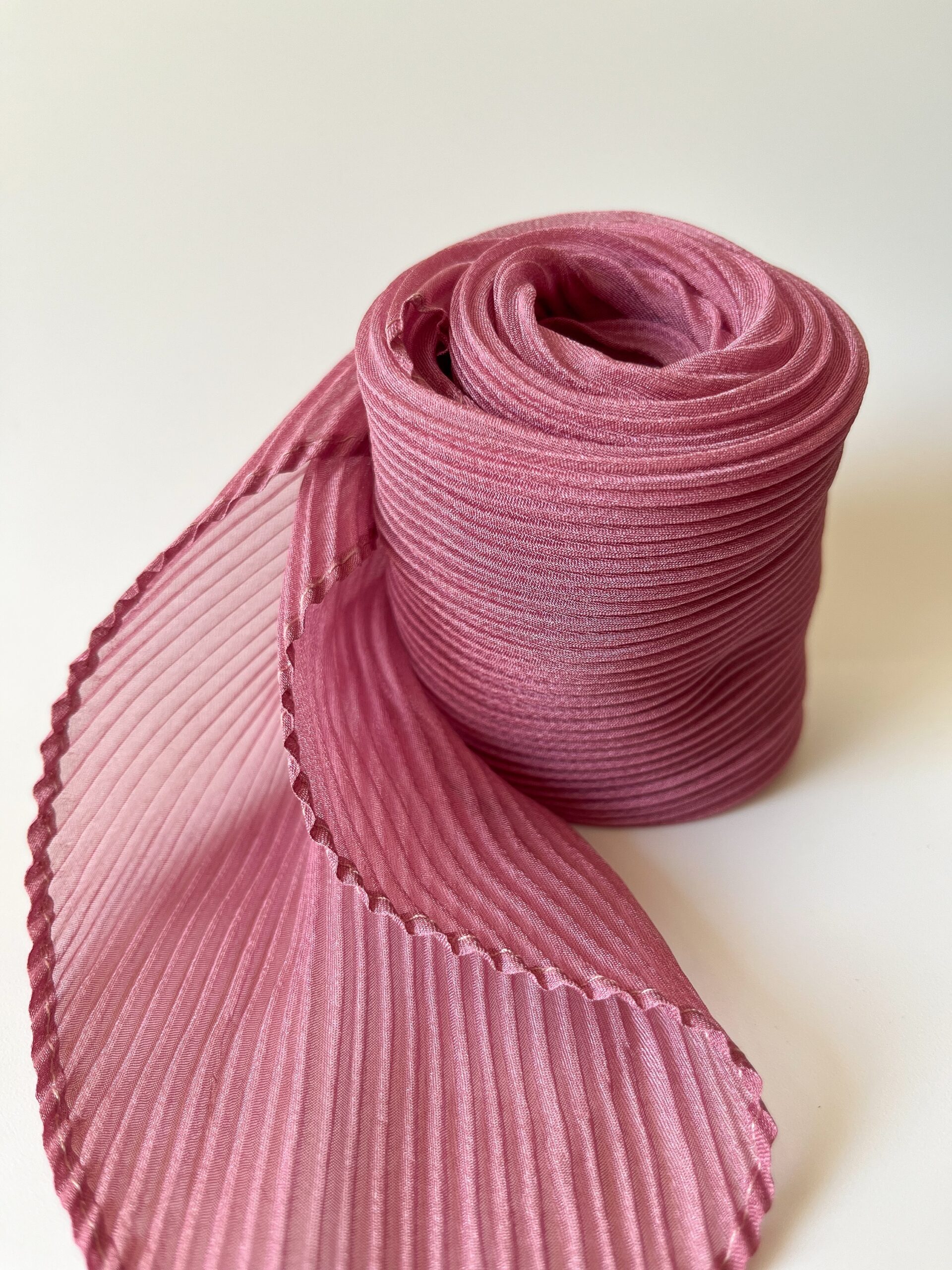 Косынка гофре, темно-розовый — изображение 2