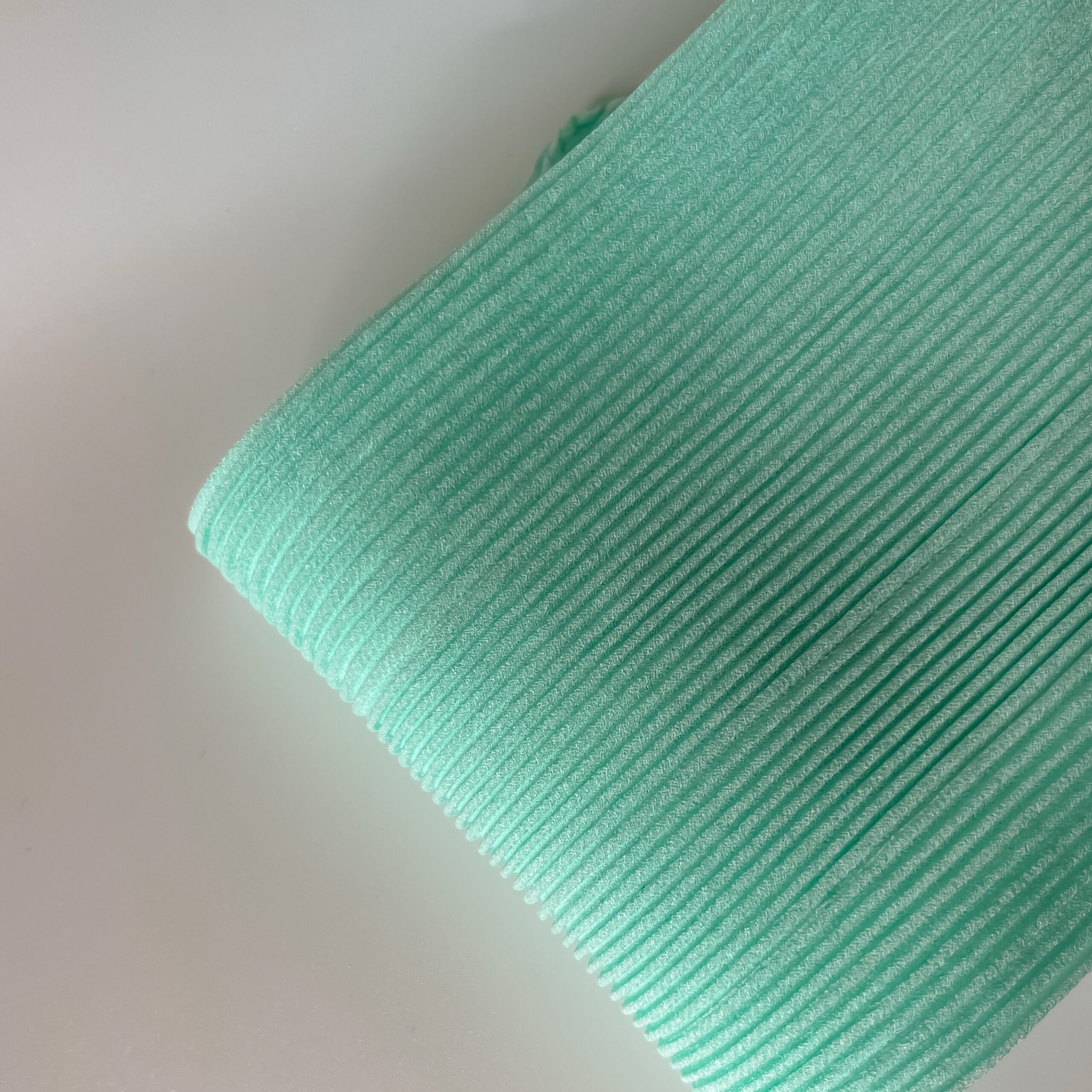 Косынка гофре из шифона, ментол — изображение 2