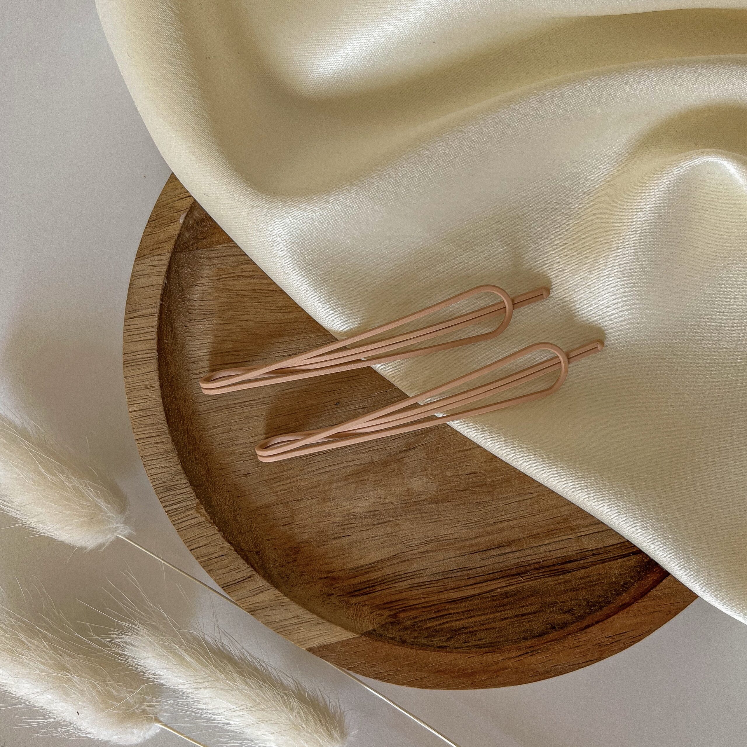 Невидимки «капля», бежевый