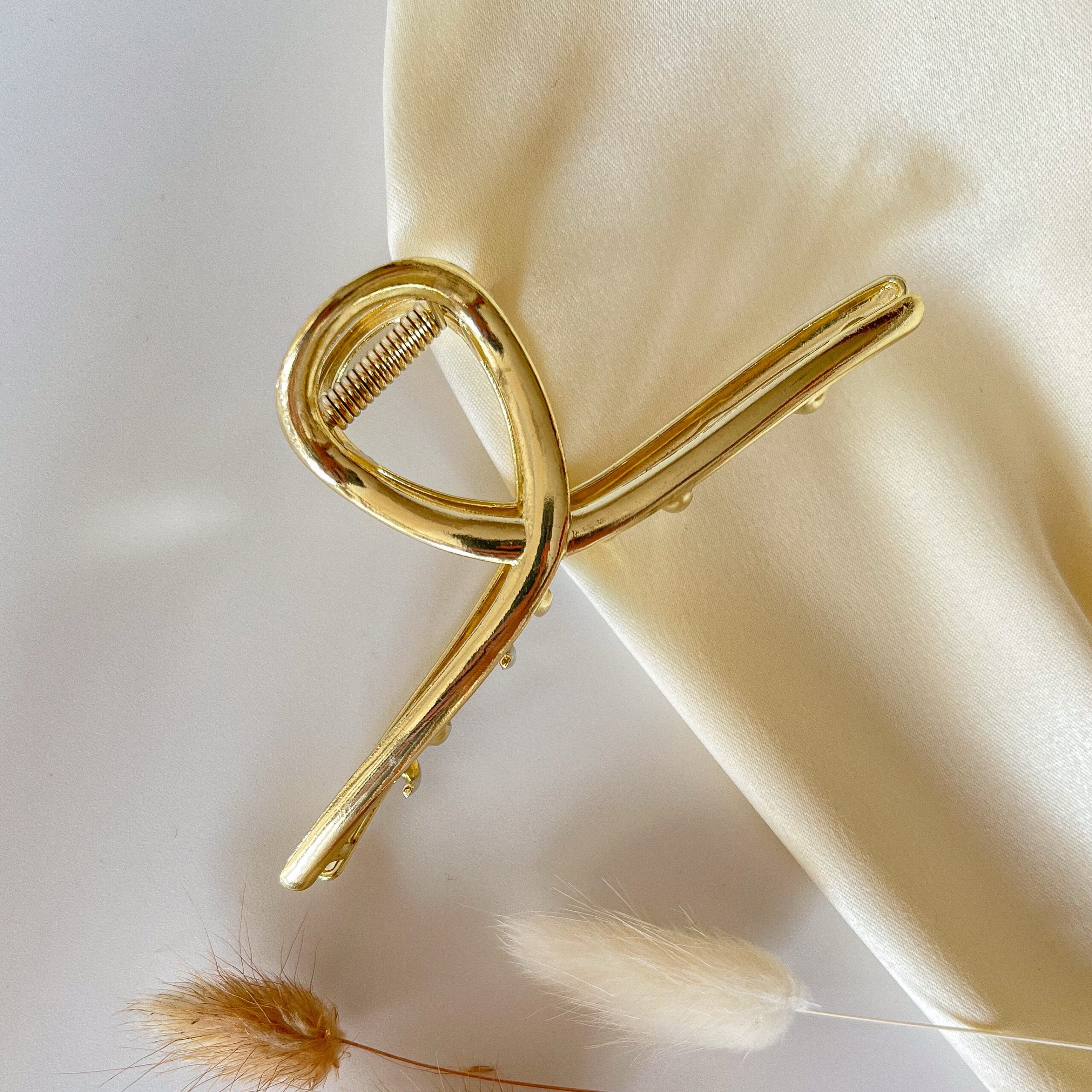 Краб для волос «Golden flow»