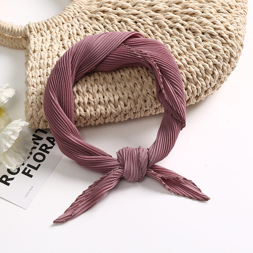 Косынка гофре, кашемировая роза