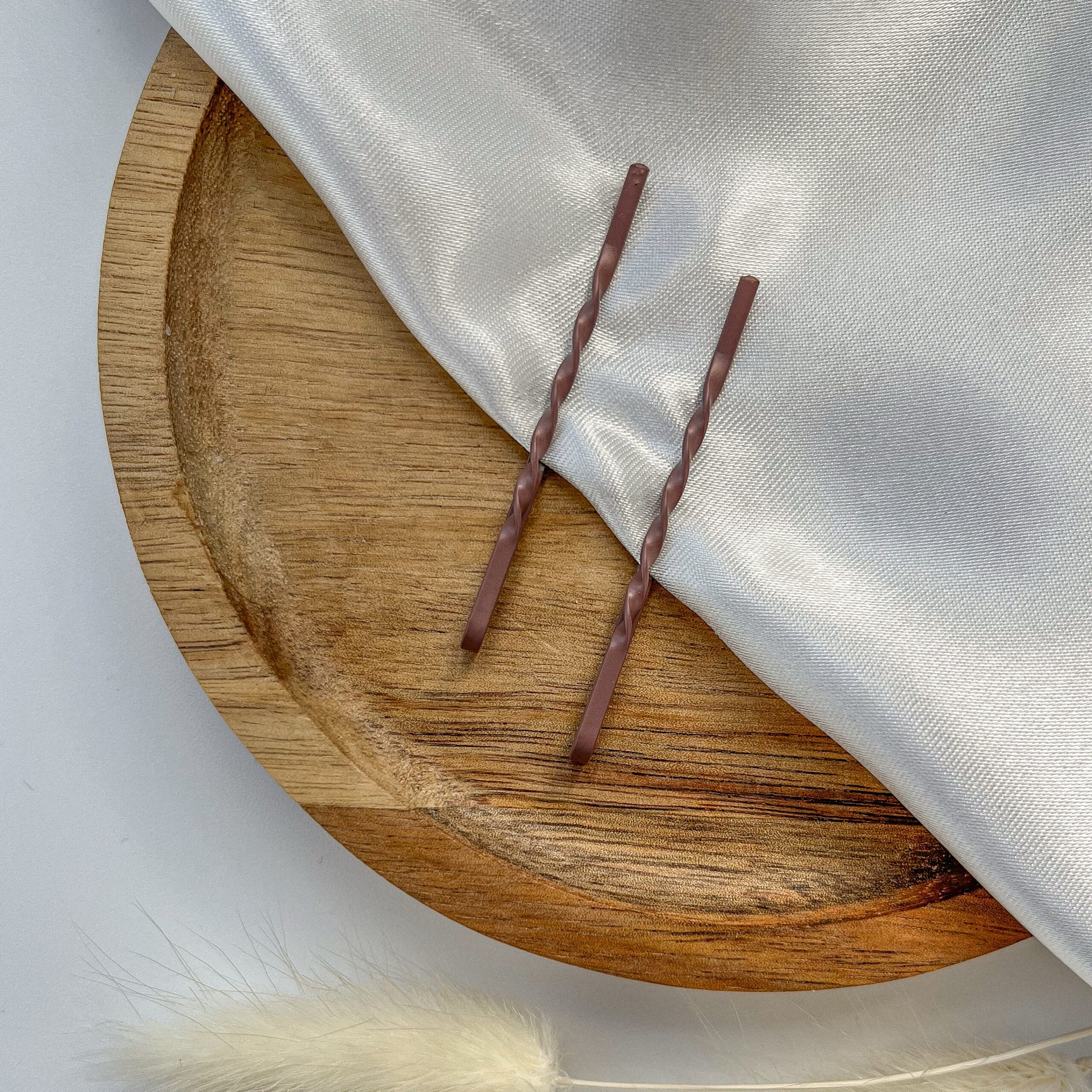 Невидимки «Розово-коричневый»